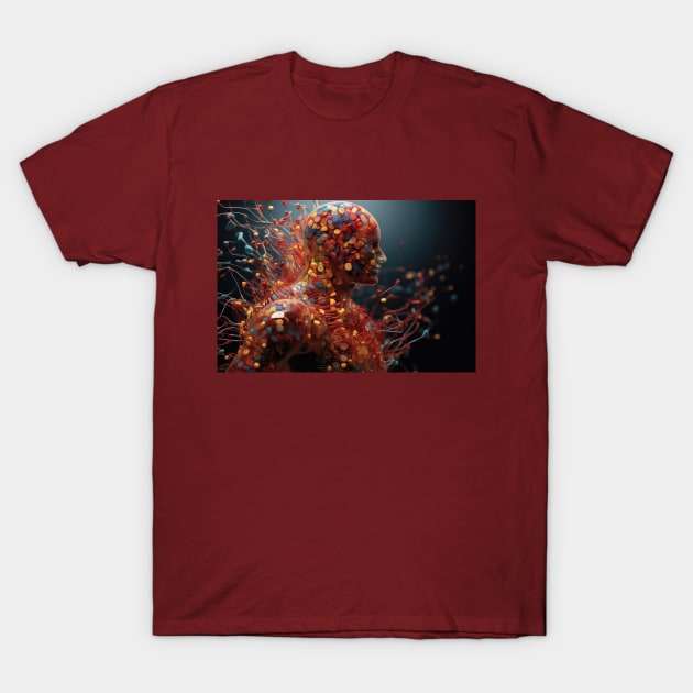 Human DNA T-Shirt by damnaloi